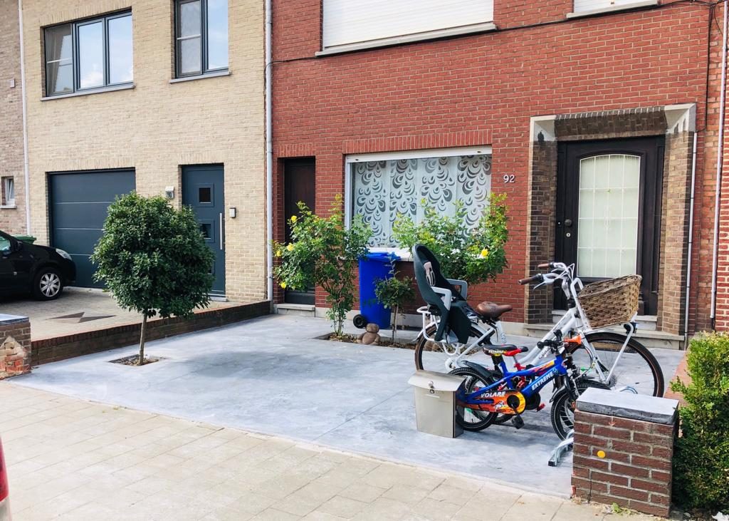 betonnen oprit